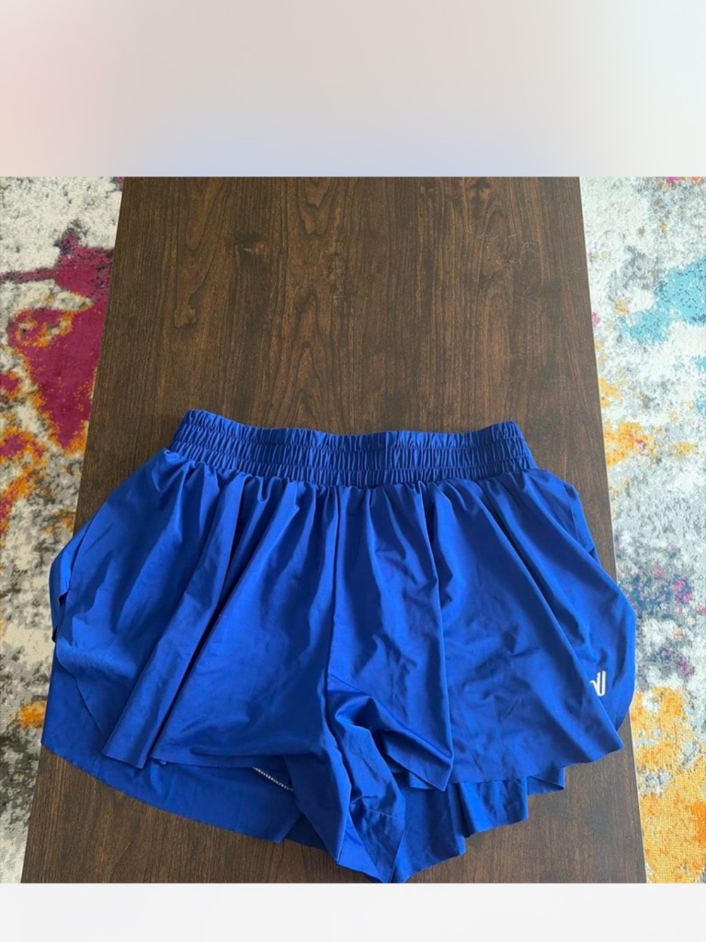 Varsity Royal Blue Women's Athletic Shorts